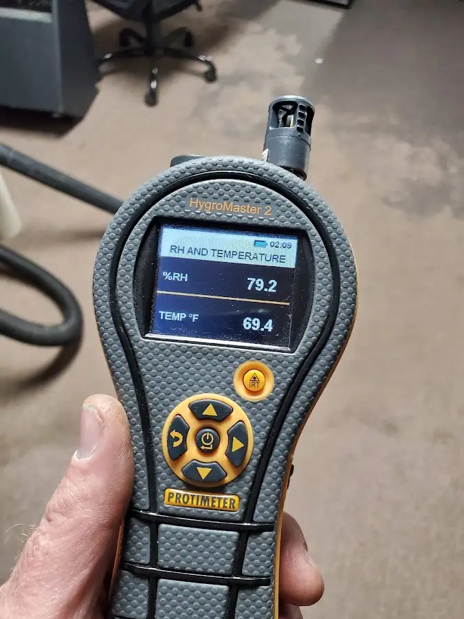 Moisture meter humidity assessment for Fire & Smoke Damage Restoration in O'Hara